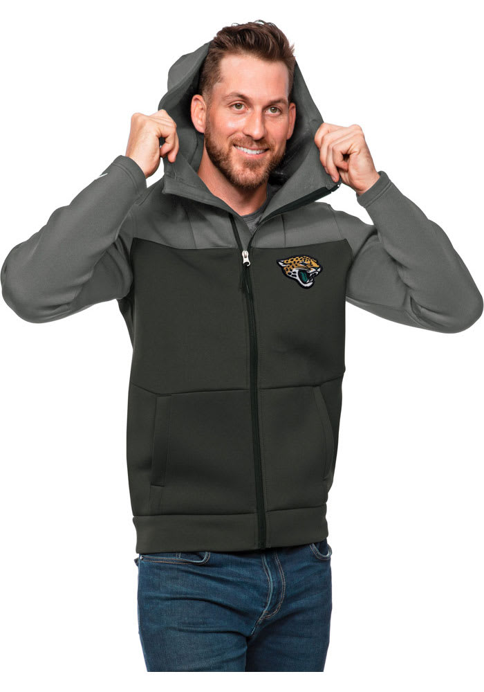 Men's Antigua Teal Jacksonville Jaguars Victory Pullover Hoodie