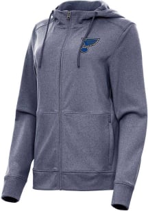 Antigua St Louis Blues Womens Navy Blue Seeker Light Weight Jacket