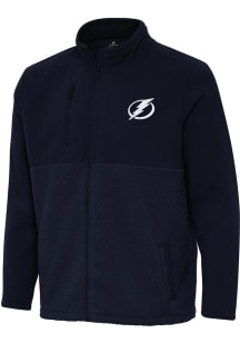 Antigua Tampa Bay Lightning Mens Navy Blue Daily Fused Medium Weight Jacket