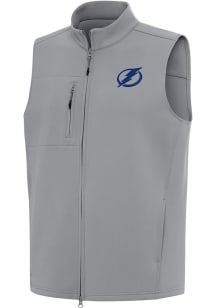 Antigua Tampa Bay Lightning Mens Grey Demand Sleeveless Jacket