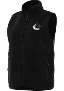Antigua Vancouver Canucks Womens Black Nostalgic Vest