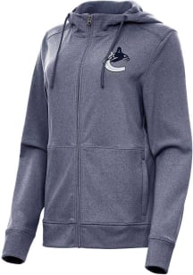 Antigua Vancouver Canucks Womens Navy Blue Seeker Light Weight Jacket