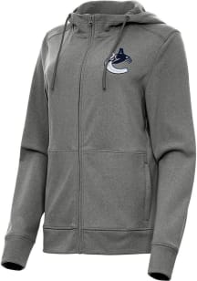 Antigua Vancouver Canucks Womens Black Seeker Light Weight Jacket