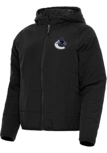 Antigua Vancouver Canucks Womens Black Universe Filled Jacket