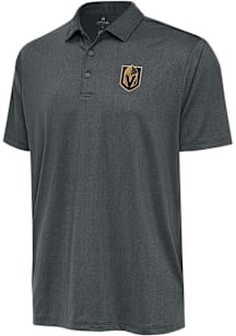 Antigua Vegas Golden Knights Mens Grey Ellipse Short Sleeve Polo