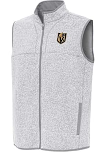 Antigua Vegas Golden Knights Mens Grey Fortune Sleeveless Jacket