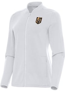 Antigua Vegas Golden Knights Womens White Continual Light Weight Jacket