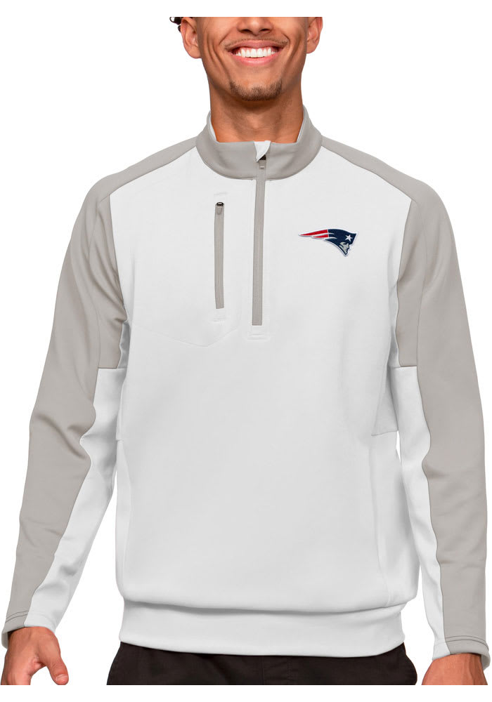 Antigua New England Patriots Mens White Team Pullover - 133004866