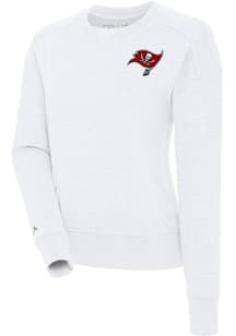 Antigua Tampa Bay Buccaneers Womens White Forward Crew Sweatshirt