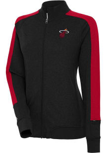 Antigua Miami Heat Womens Black Alternate Strike Light Weight Jacket