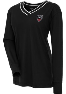 Antigua DC United Womens Black Symbolic LS Tee