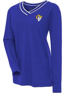 Antigua Los Angeles Rams Womens  Symbolic LS Tee