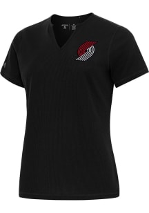 Antigua Portland Trail Blazers Womens  Traveler Short Sleeve T-Shirt