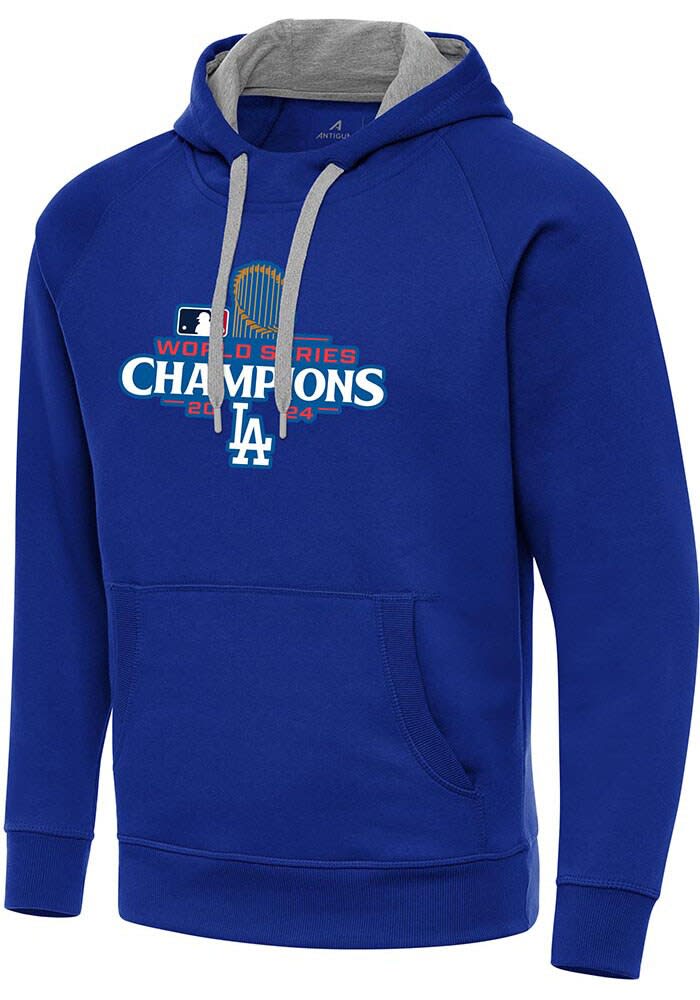 【Antigua】LAドジャース ビッグ&トール ビクトリー フーディー Antigua LA Dodgers Victory Hoodie Men's Full-Zip Royal Team