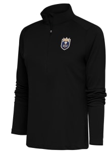Antigua Seattle Reign FC Womens Black Tribute Qtr Zip Pullover