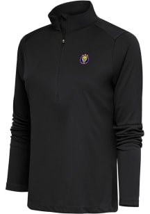 Antigua Utah Royals FC Womens Grey Tribute Qtr Zip Pullover