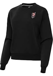 Antigua Angel City FC Womens Black Victory Crew Sweatshirt
