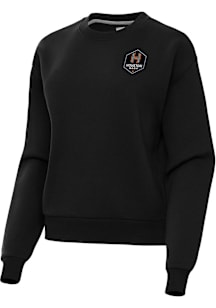 Antigua Houston Dash Womens Black Victory Crew Sweatshirt