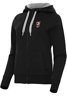 Antigua Angel City FC Womens Black Victory Long Sleeve Full Zip Jacket