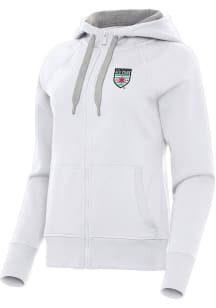 Antigua Chicago Red Stars Womens White Victory Long Sleeve Full Zip Jacket