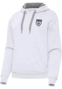 Antigua Chicago Red Stars Womens White Victory Hooded Sweatshirt