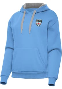 Antigua Chicago Red Stars Womens Blue Victory Hooded Sweatshirt