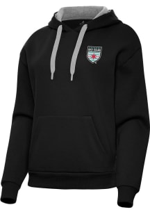 Antigua Chicago Red Stars Womens Black Victory Hooded Sweatshirt