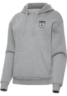 Antigua Chicago Red Stars Womens Grey Victory Hooded Sweatshirt