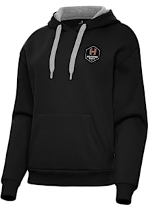 Antigua Houston Dash Womens Black Victory Hooded Sweatshirt