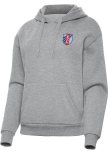 Antigua KC Current Womens Grey Victory Hooded Sweatshirt