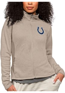 Antigua Indianapolis Colts Womens Oatmeal Course Light Weight Jacket