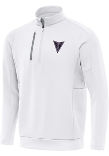 Antigua Golden State Valkyries Mens White Generation Long Sleeve Qtr Zip Pullover