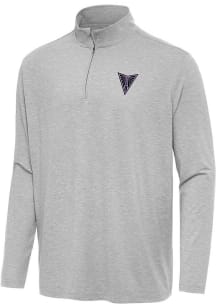 Antigua Golden State Valkyries Mens Grey Hunk Long Sleeve Qtr Zip Pullover