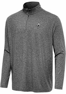 Antigua Las Vegas Aces Mens Black Hunk Long Sleeve Qtr Zip Pullover