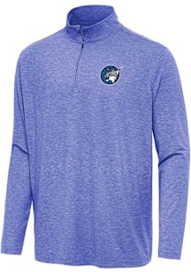 Antigua Minnesota Lynx Mens Blue Hunk Long Sleeve Qtr Zip Pullover