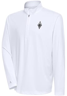 Antigua Las Vegas Aces Mens White Tribute Long Sleeve Qtr Zip Pullover