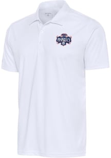 Antigua Washington Mystics White Tribute Big and Tall Polo