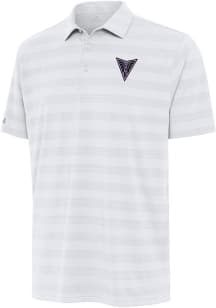 Antigua Golden State Valkyries Mens White Tunnel Short Sleeve Polo