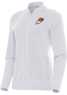 Antigua Phoenix Mercury Womens White Continual Light Weight Jacket