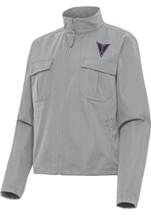 Antigua Golden State Valkyries Womens Grey Even Par Light Weight Jacket