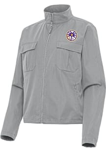 Antigua Los Angeles Sparks Womens Grey Even Par Light Weight Jacket