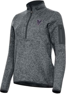 Antigua Golden State Valkyries Womens Grey Fortune Qtr Zip
