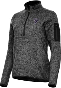 Antigua Golden State Valkyries Womens Black Fortune Qtr Zip