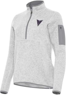 Antigua Golden State Valkyries Womens Grey Fortune Qtr Zip