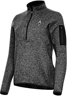 Antigua Las Vegas Aces Womens Black Fortune Qtr Zip