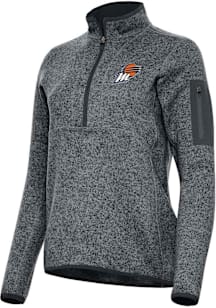 Antigua Phoenix Mercury Womens Grey Fortune Qtr Zip