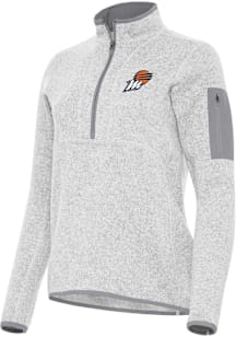 Antigua Phoenix Mercury Womens Grey Fortune Qtr Zip