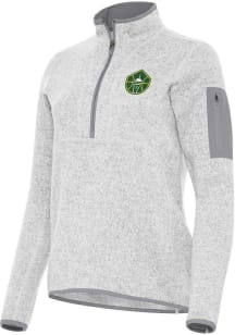 Antigua Seattle Storm Womens Grey Fortune Qtr Zip