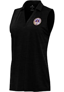 Antigua Los Angeles Sparks Womens Black Layout Polo Shirt