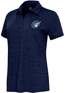 Antigua Minnesota Lynx Womens Navy Blue Layout Short Sleeve Polo Shirt